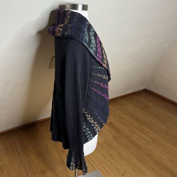 Angel Design By Sabri‎ Ozel Open Cardigan Womens Small Multicolor Wool Fairycore - Picture 4 of 10